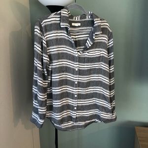 Stripe button up shirt